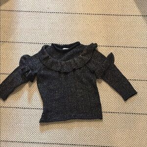 Crewcuts Girls Navy Glittery Sweater